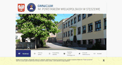 Desktop Screenshot of gimnazjum.steszew.pl
